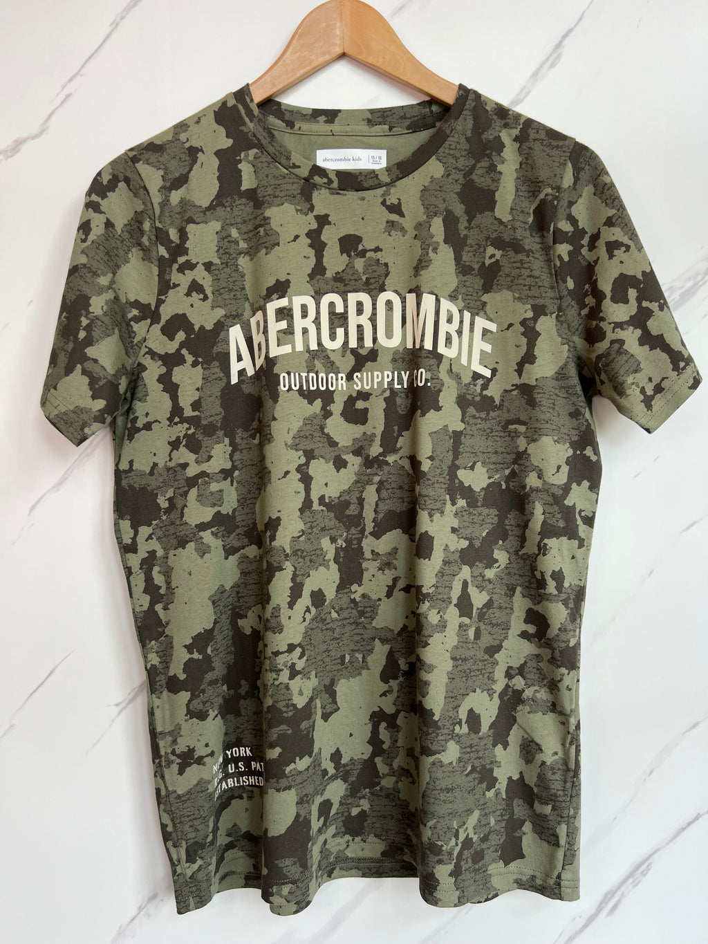 Abercrombie Camouflage T-Shirt Age 15-16 Years