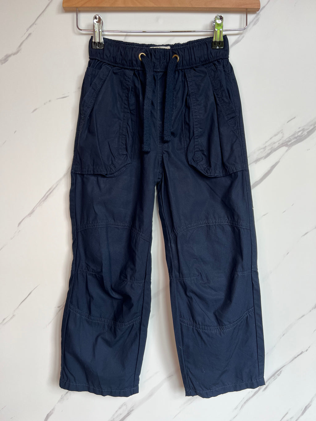 M&S Navy Cargo Trousers Age 5-6 Years