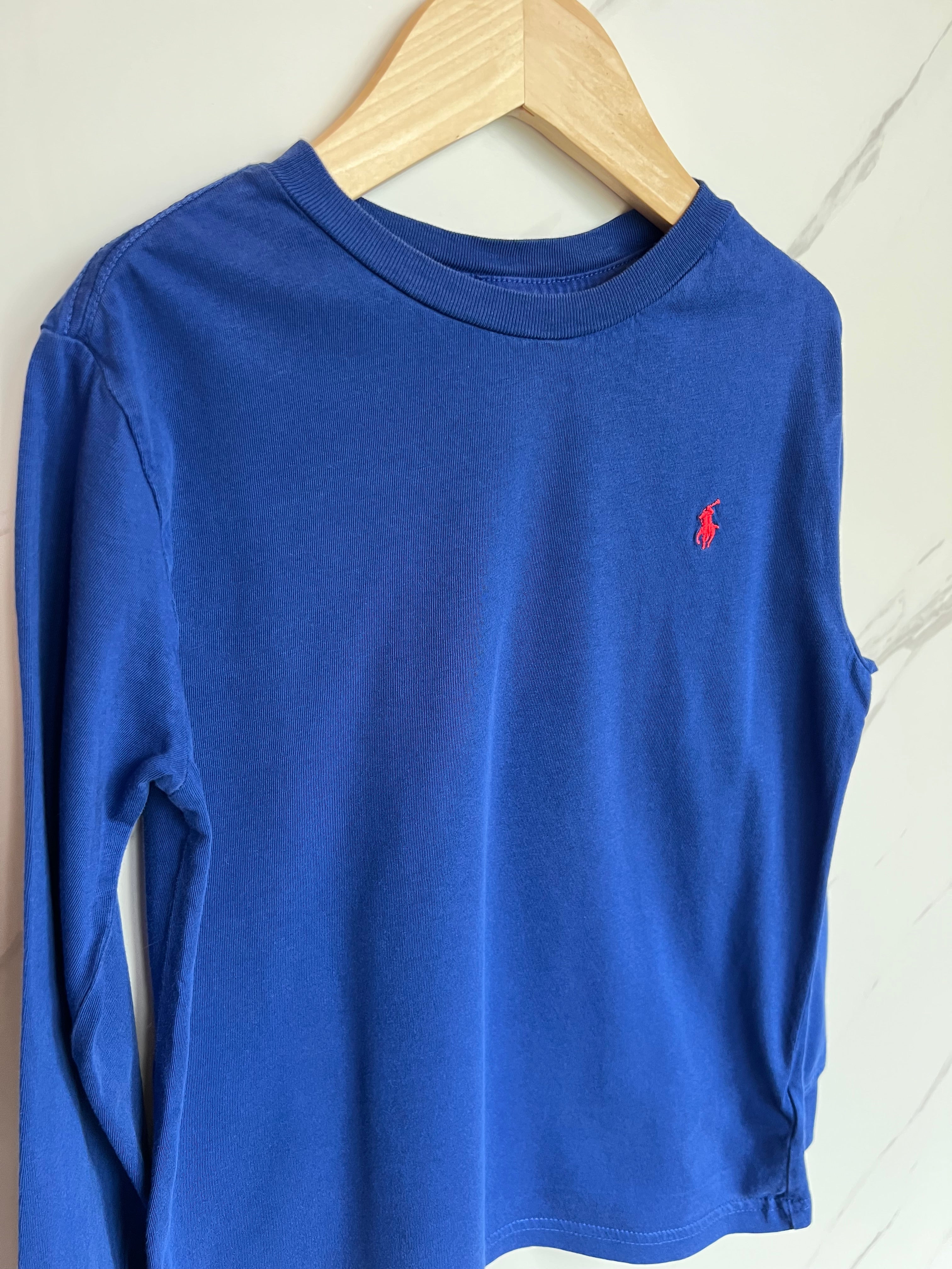 Ralph Lauren Blue Long Sleeved Top Age 6 Years