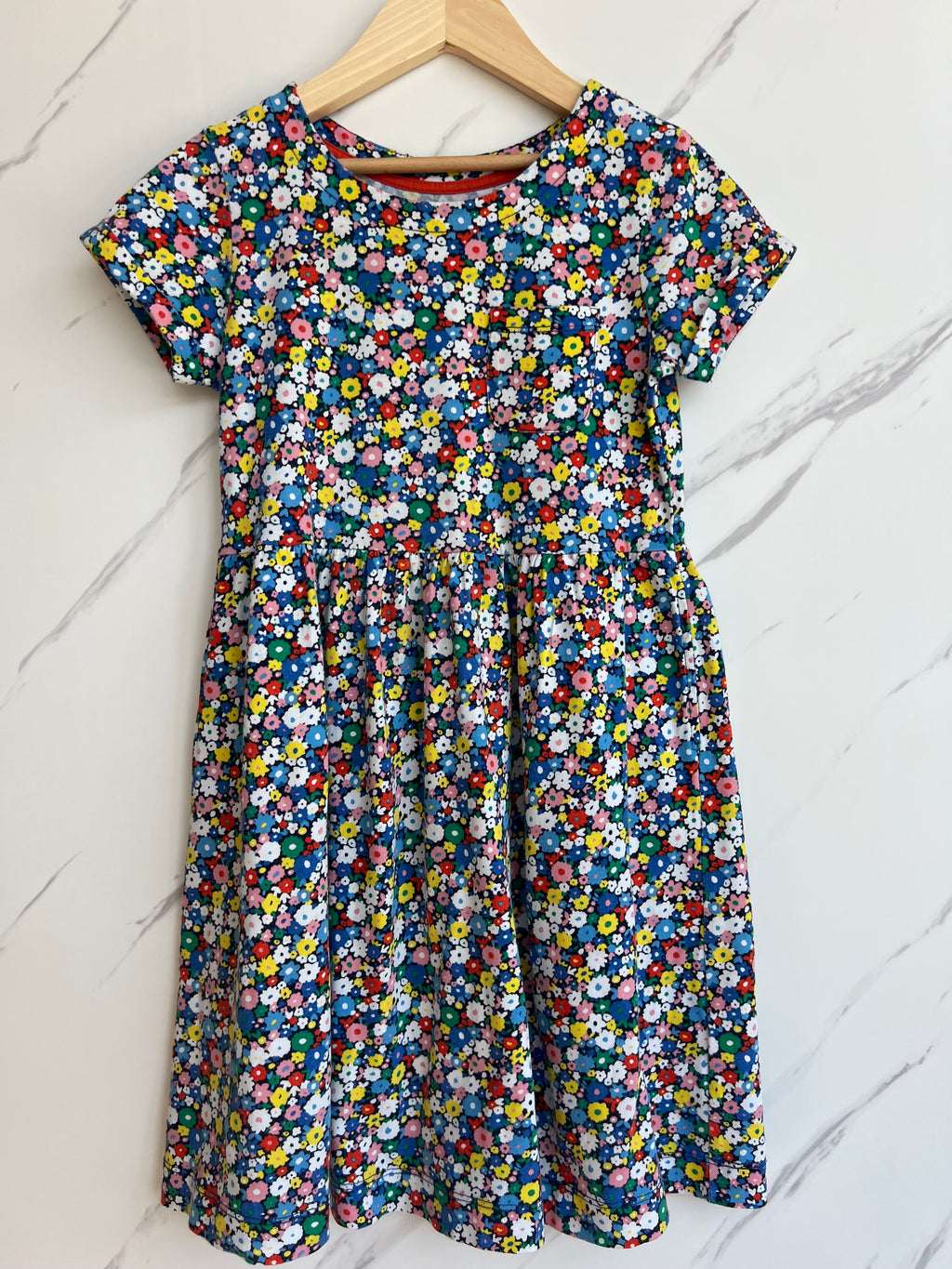 Boden Floral Jersey Dress Age 8-9 Years