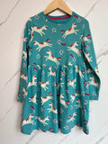 M&S Unicorn Jersey Dress Age 6-7 Years