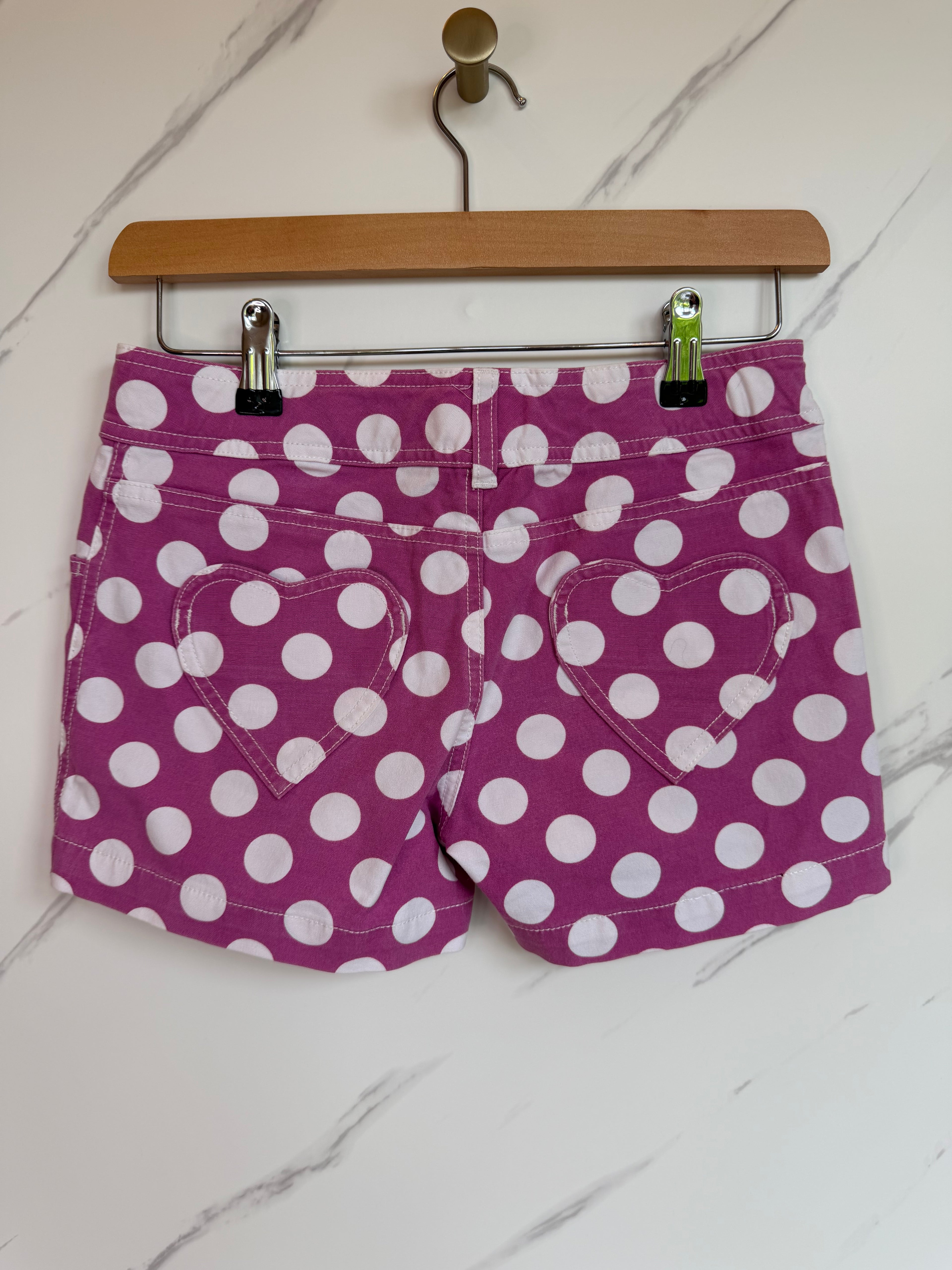 Boden Purple Polka Dot Shorts Age 11-12 Years