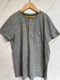 Boden Grey Button T-Shirt Age 11-12 Years