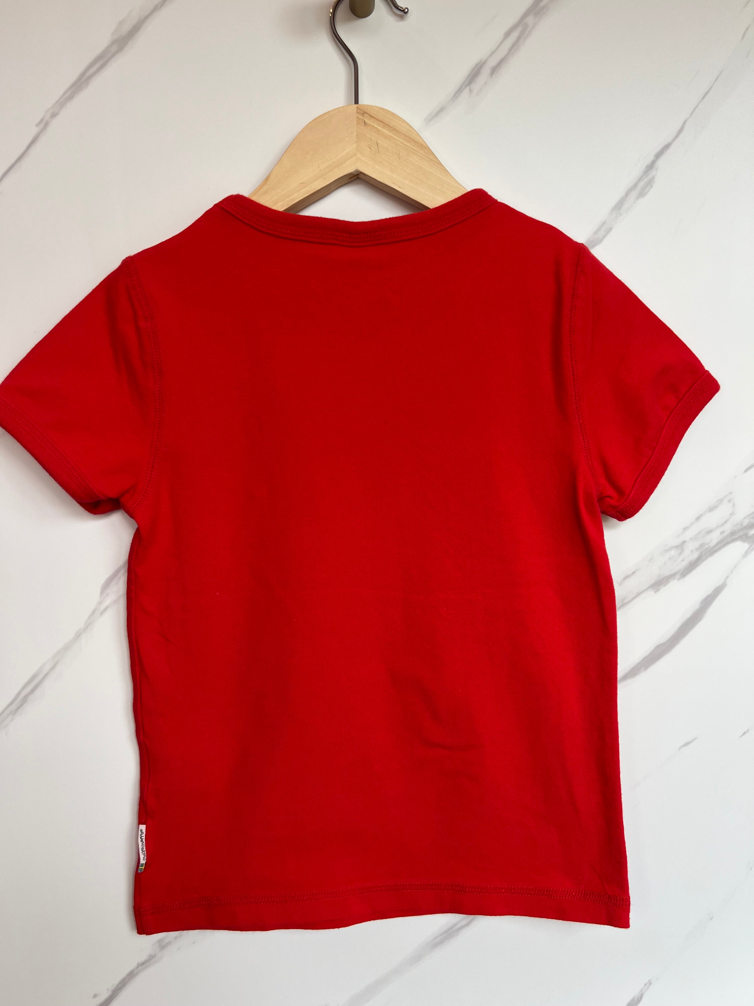 Maxomorro Red T-Shirt Age 5-6 Years