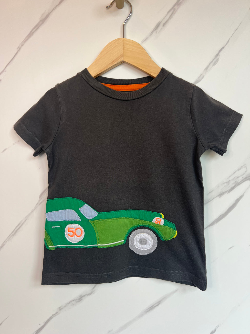 Boden Green Car T-Shirt Age 2-3 Years