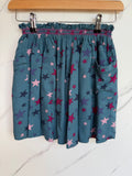Fatface Blue Star Design Skirt Age 7-8 Years