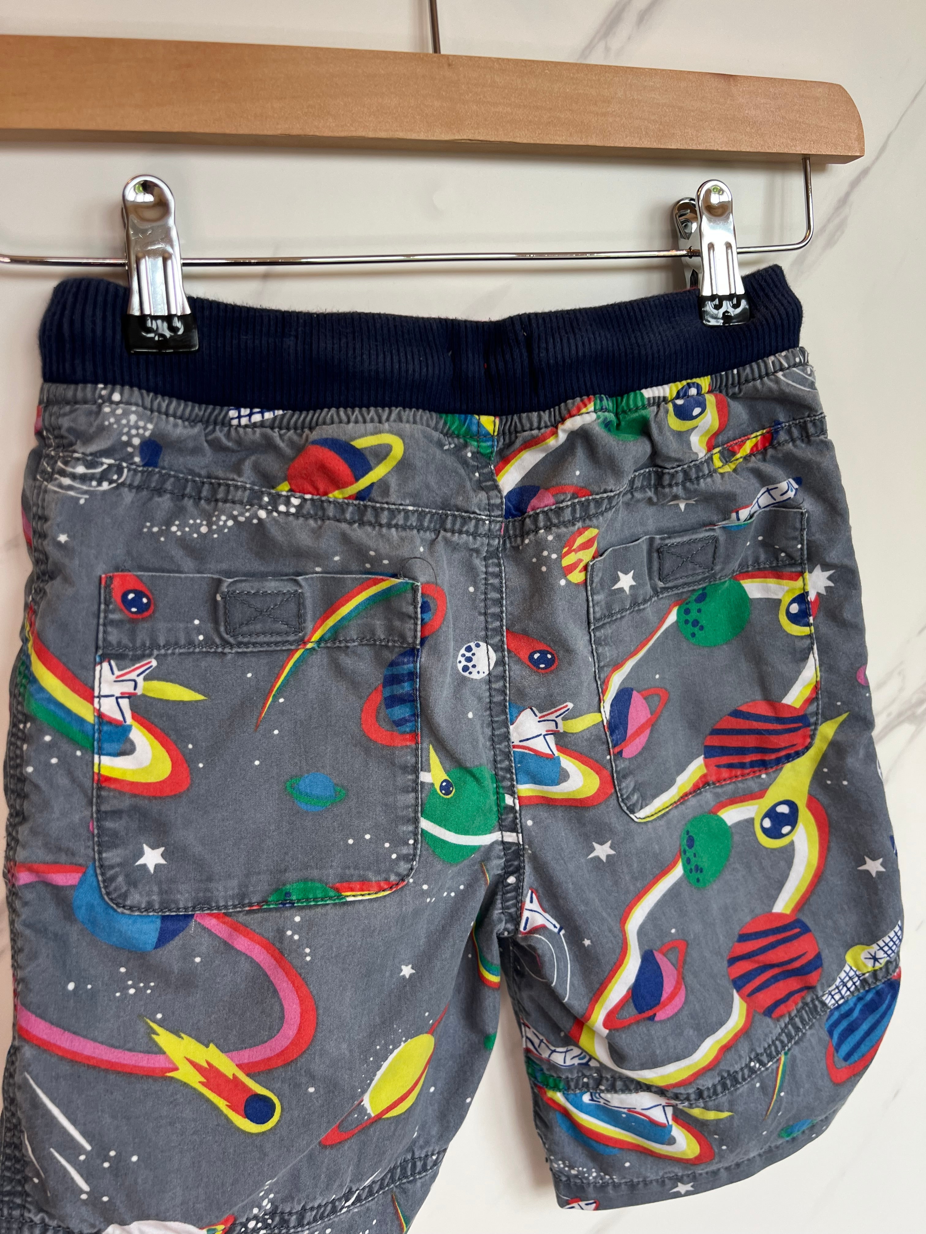 Boden Space Design Shorts Age 7 Years