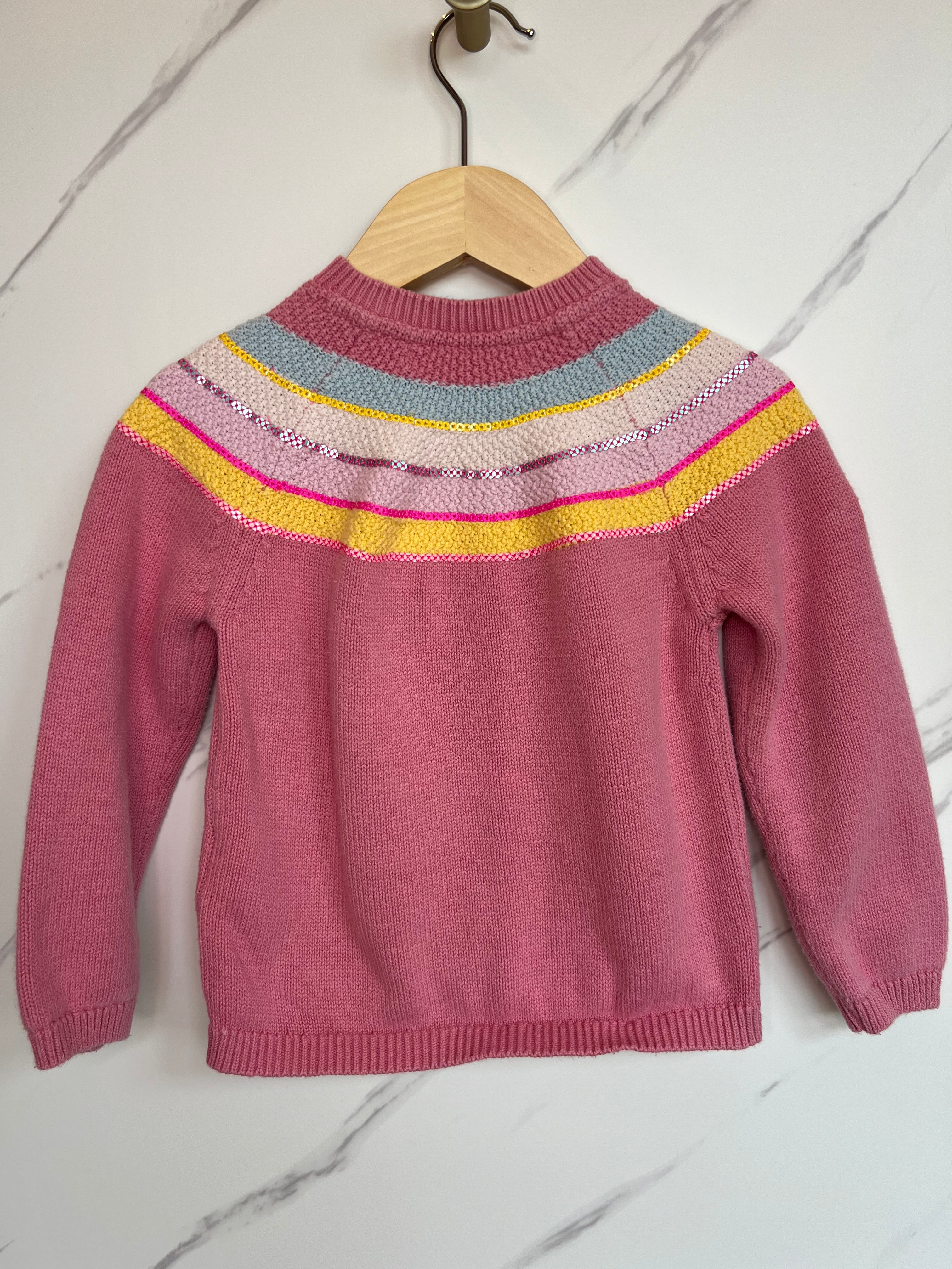 M&S Pink Cardigan Age 3-4 Years