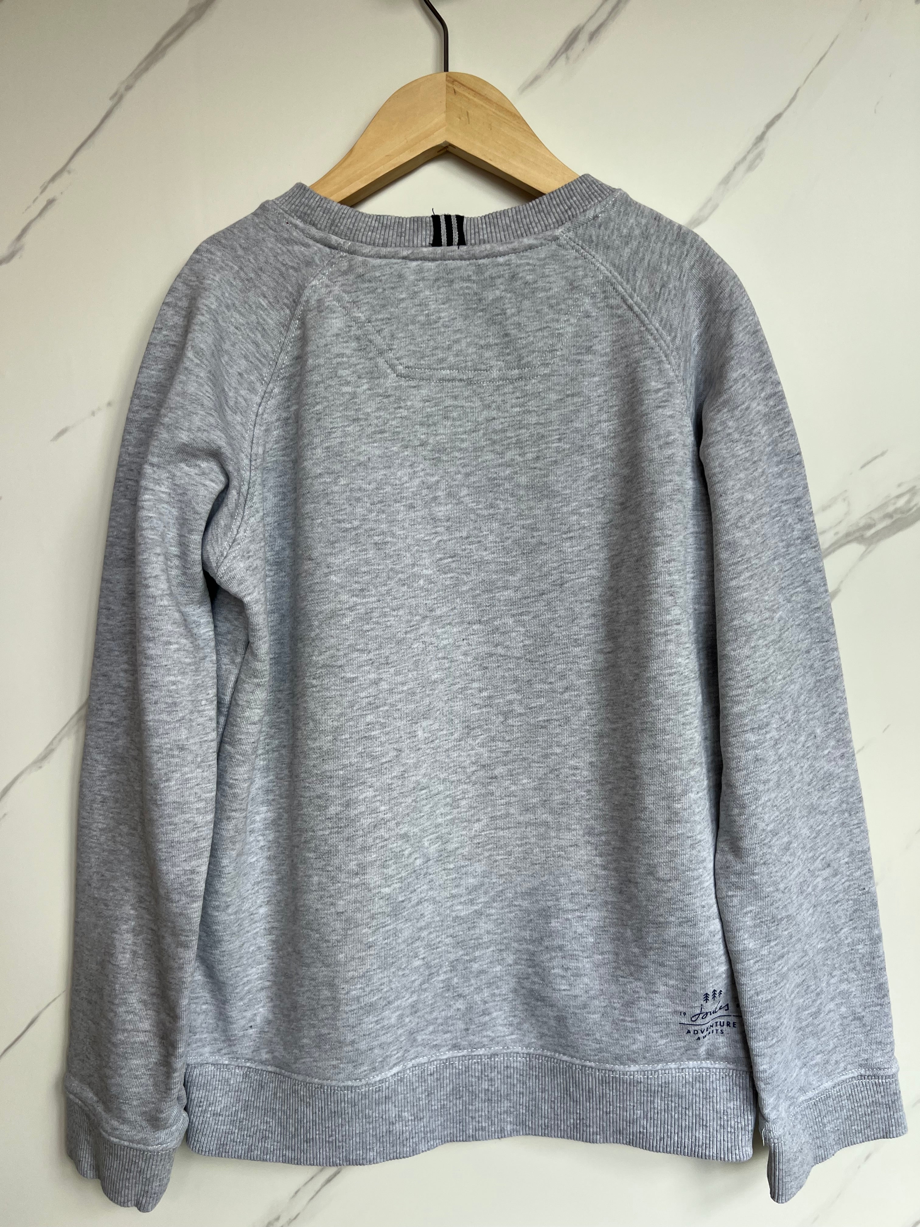 Joules Grey T-Rex Info Sweatshirt Age 10 Years