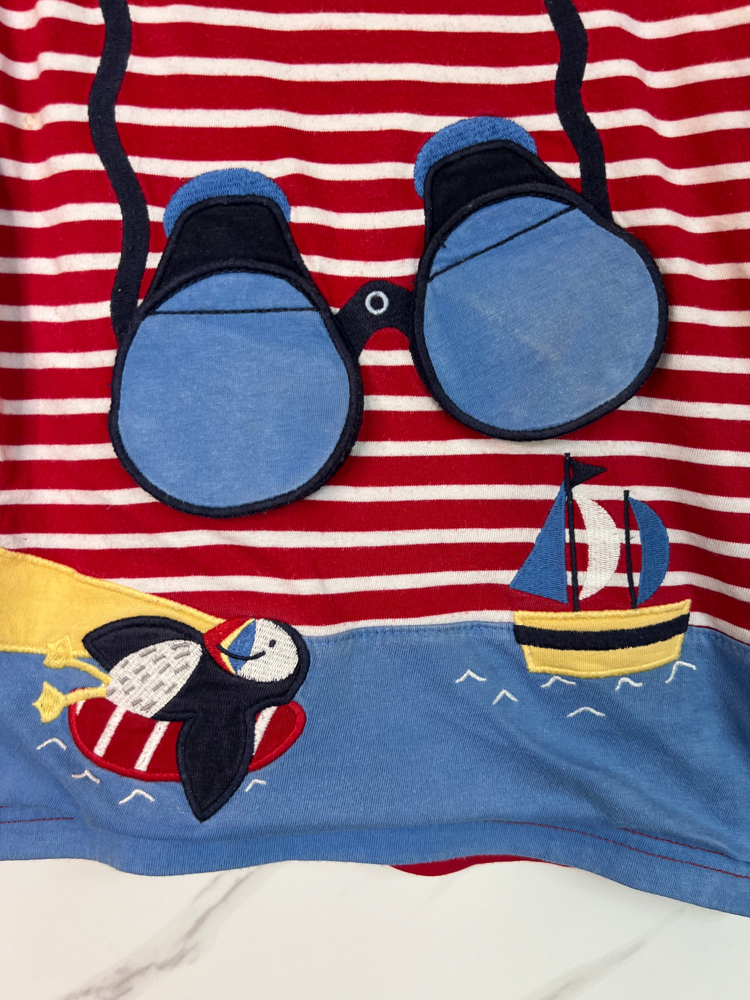 JoJo Maman Bebe Binocular T-Shirt Age 3-4 Years