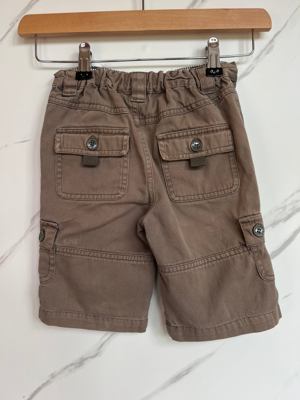 JoJo Maman Bebe Beige Cargo Shorts Age 4-5 Years