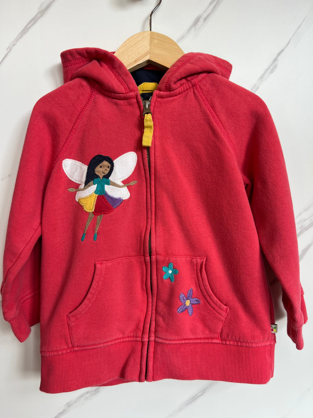 Frugi Pink Fairy Zipped Jacket Age 3-4 Years
