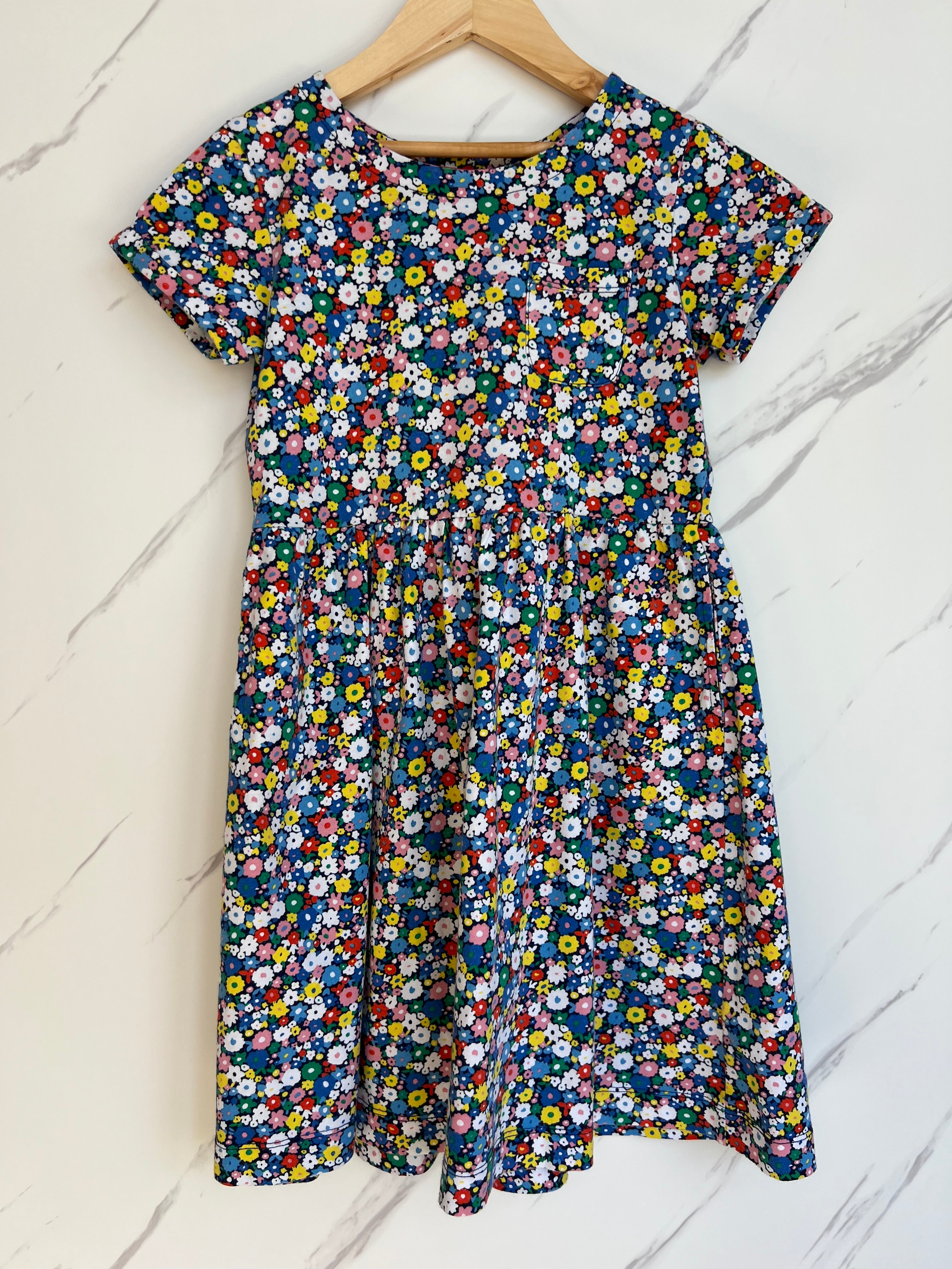 Boden Ditsy Floral Jersey Dress Age 9-10 Years