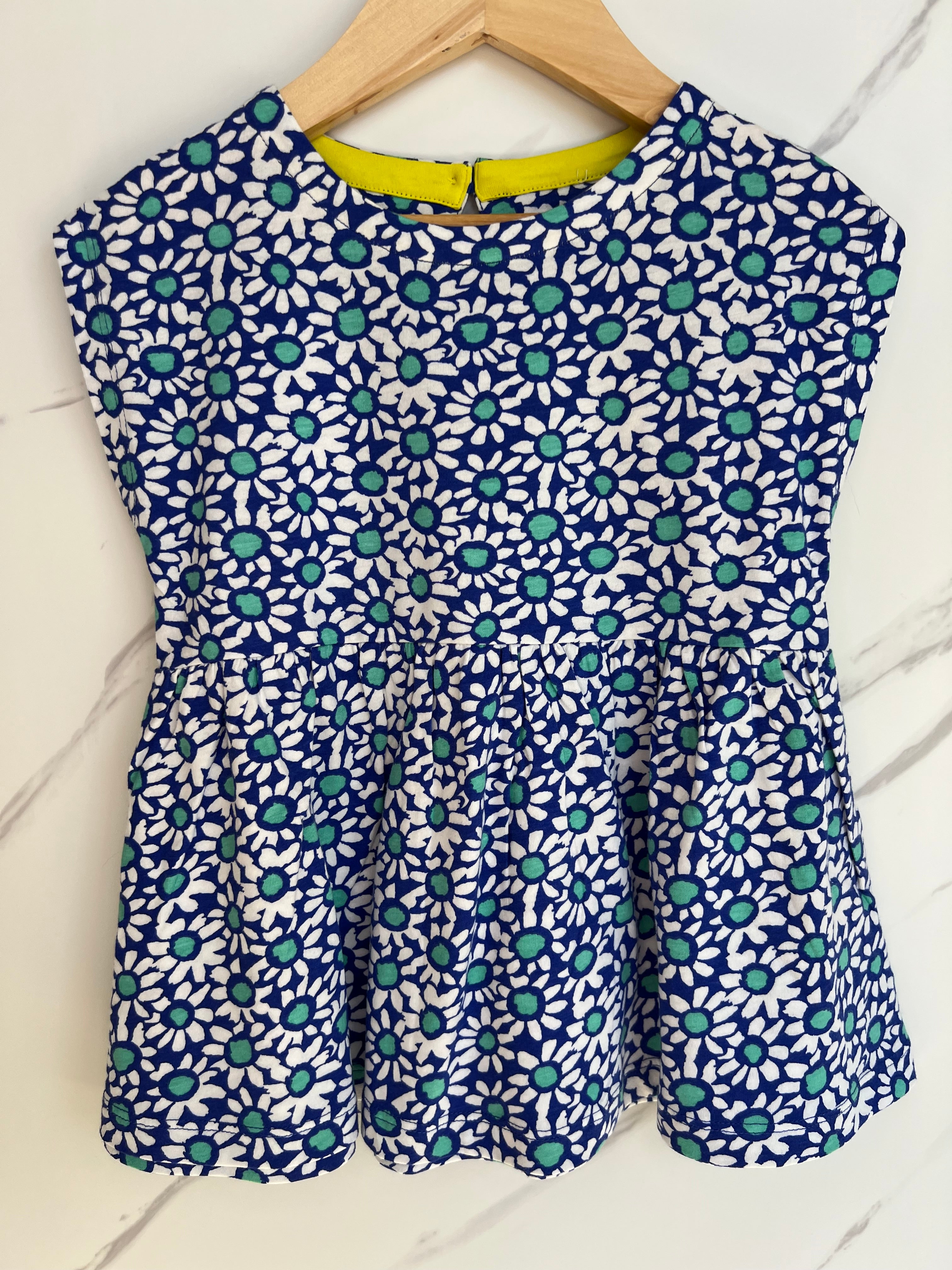 Boden Blue Daisy Top Age 3-4 Years