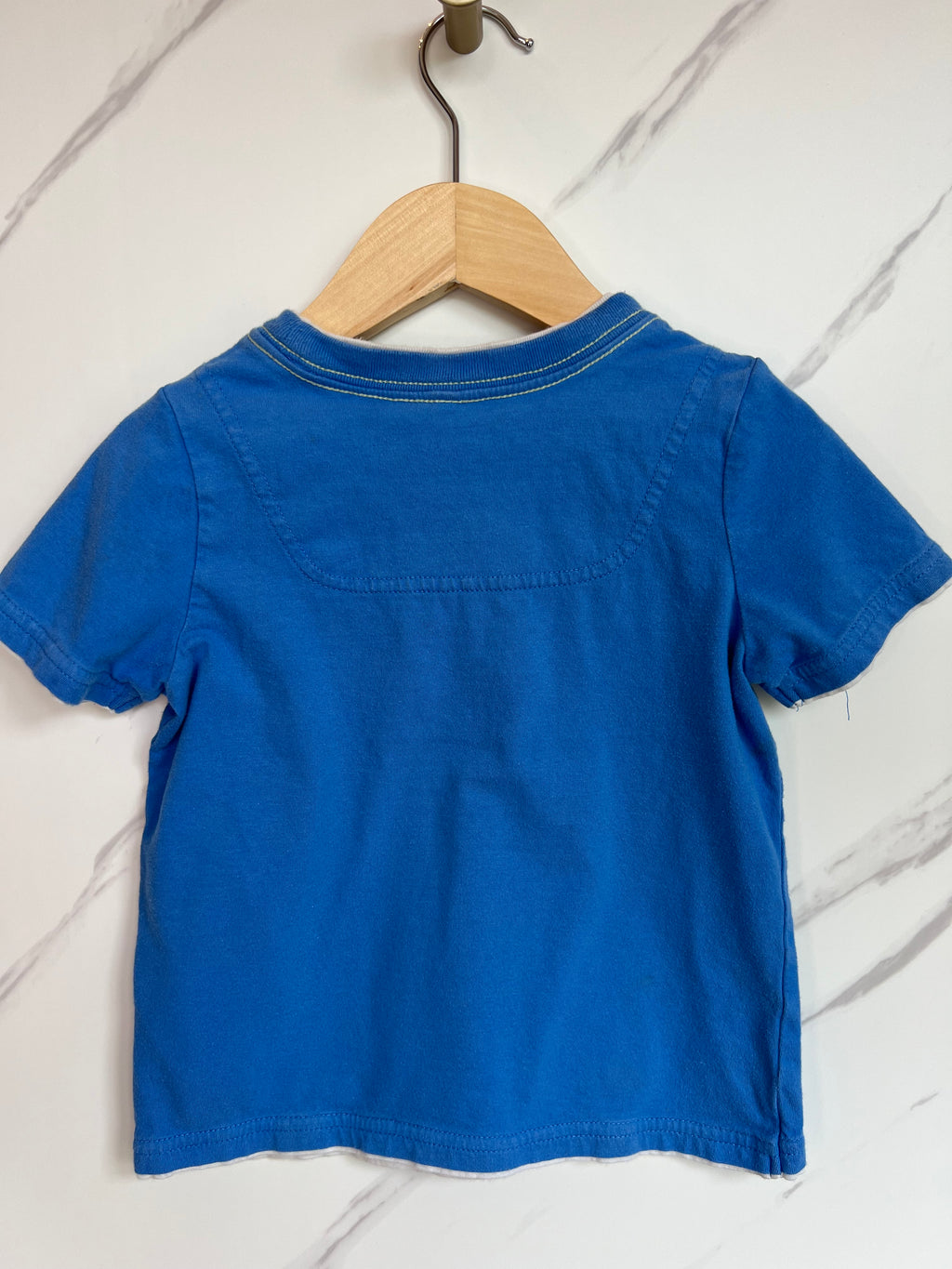Joules Blue & Silver Shark T-Shirt Age 3 Years