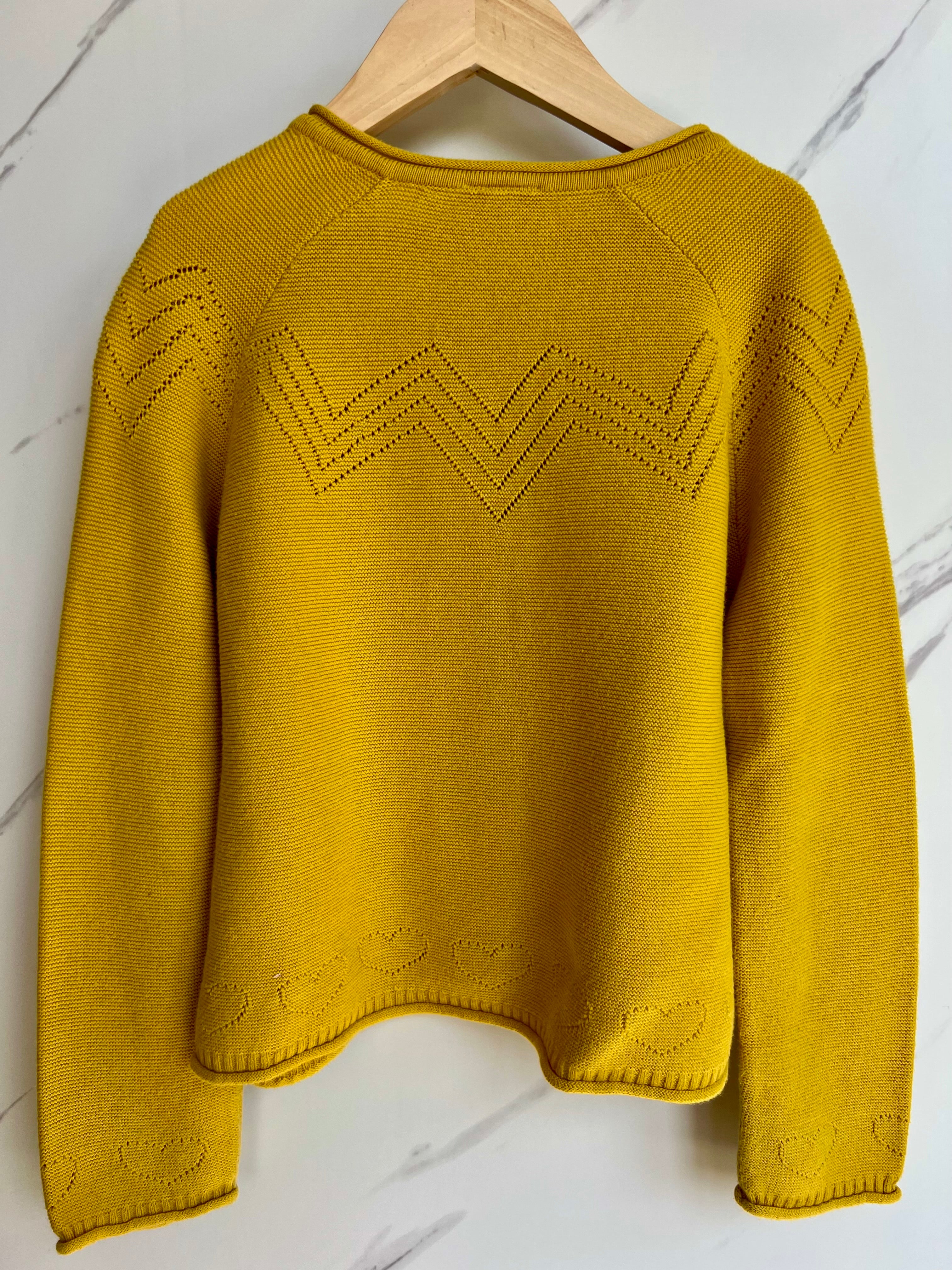 Frugi Mustard-Yellow Cardigan Age 7-8 Years