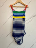 Boden Rainbow Striped Swimming Costume Age 11-12 Years