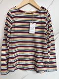 FatFace Striped Long-Sleeved Top Age 8-9 Years