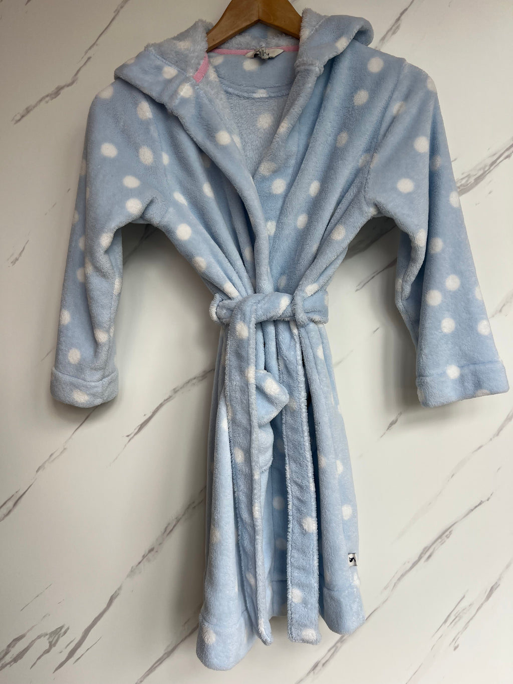 Joules Blue Cat Dressing Gown Age 7-8 Years