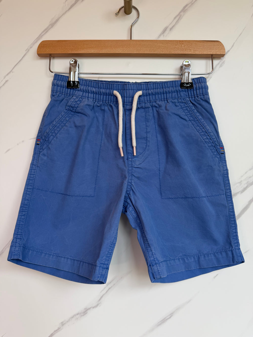 FatFace Mid-Blue Cotton Shorts Age 8-9 Years