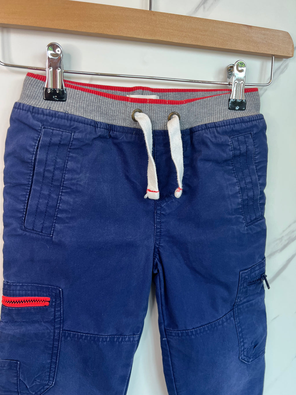 Boden Navy Lined Pocket Trousers Age 5 Years