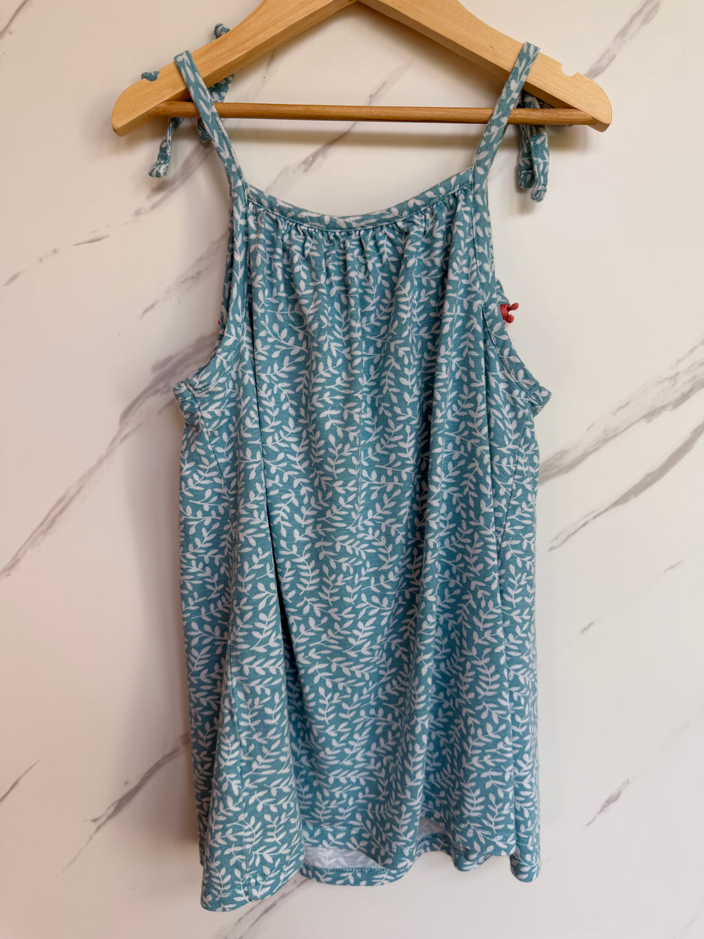 Boden Blue Leaves Strappy Top Age 9-10 Years
