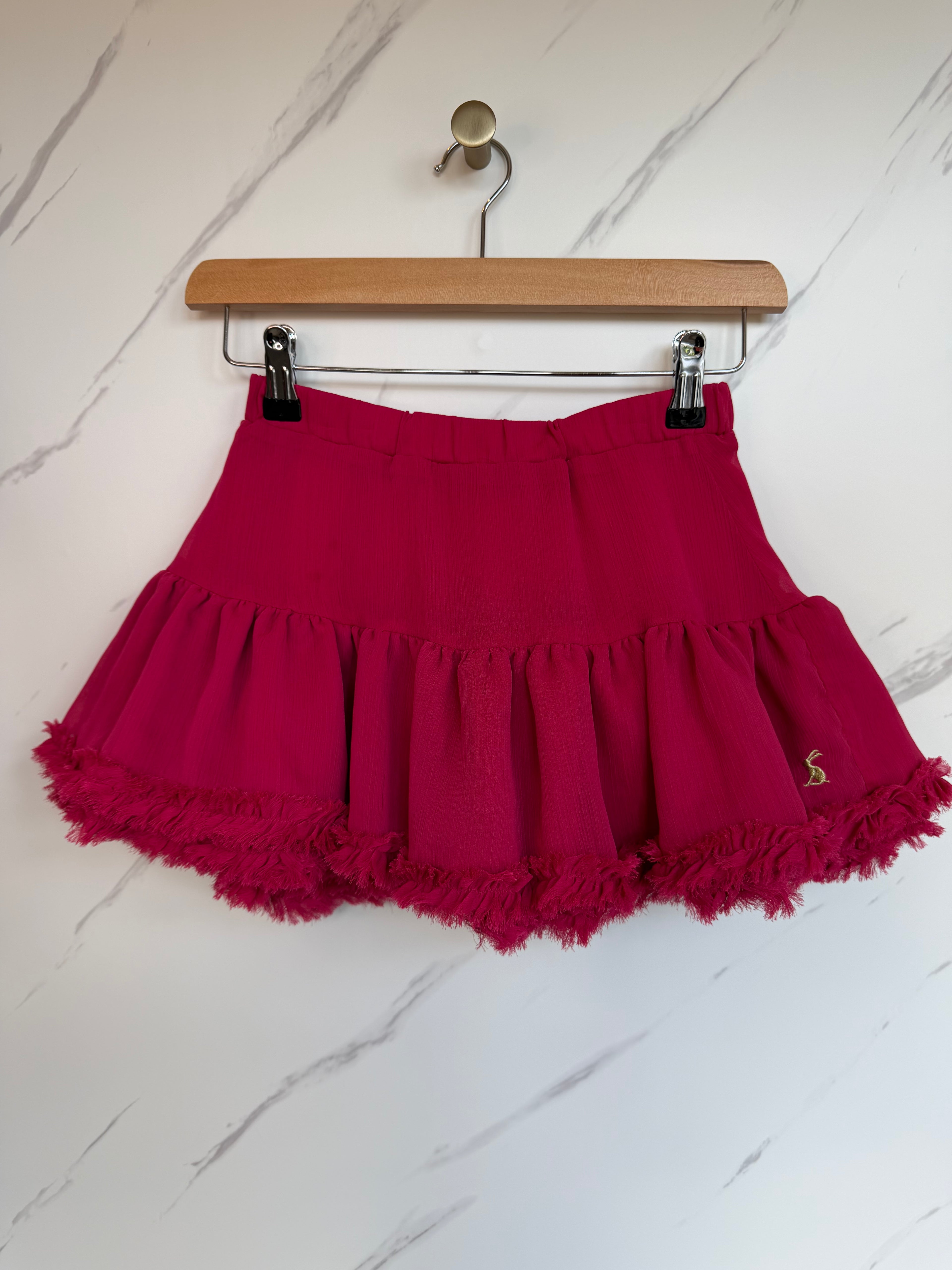Joules Dark Pink Tutu-Style Skirt Age 9-10 Years