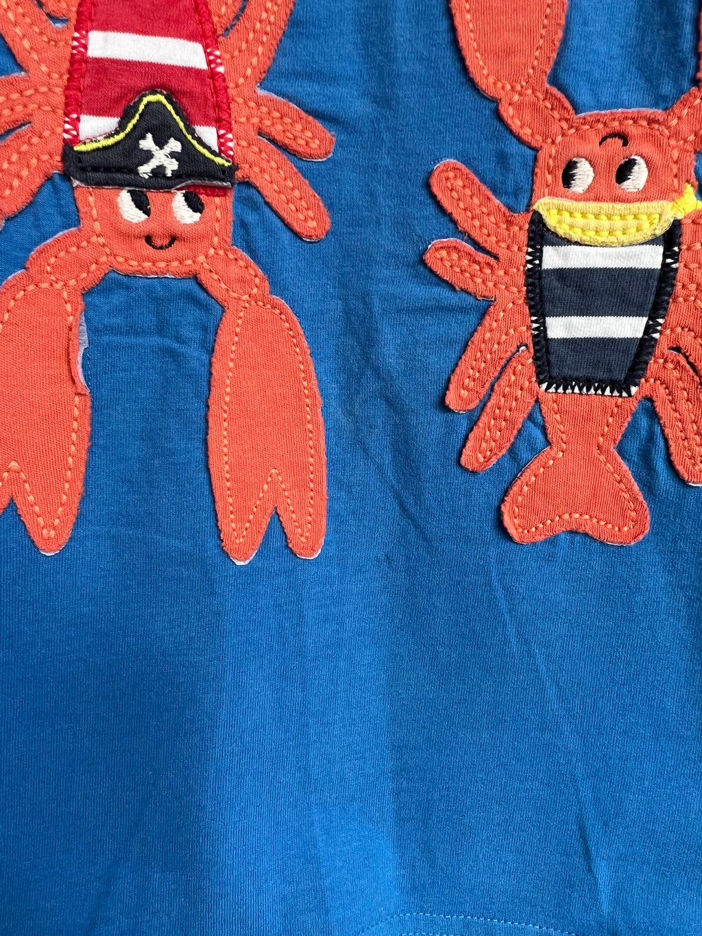 Frugi Blue Lobster T-Shirt Age 3-4 Years