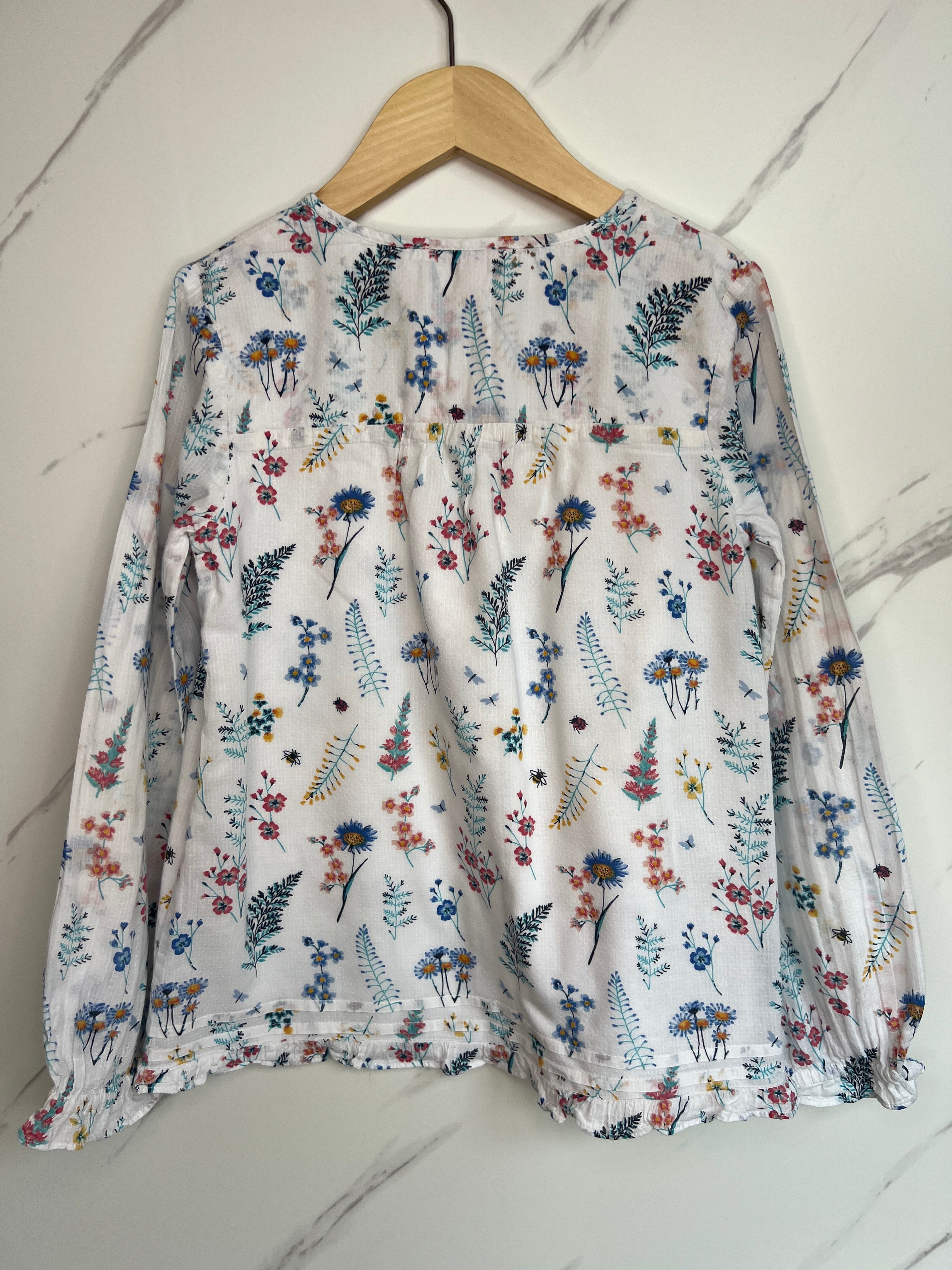 Fatface Floral Lightweight Blouse Age 8-9 Years