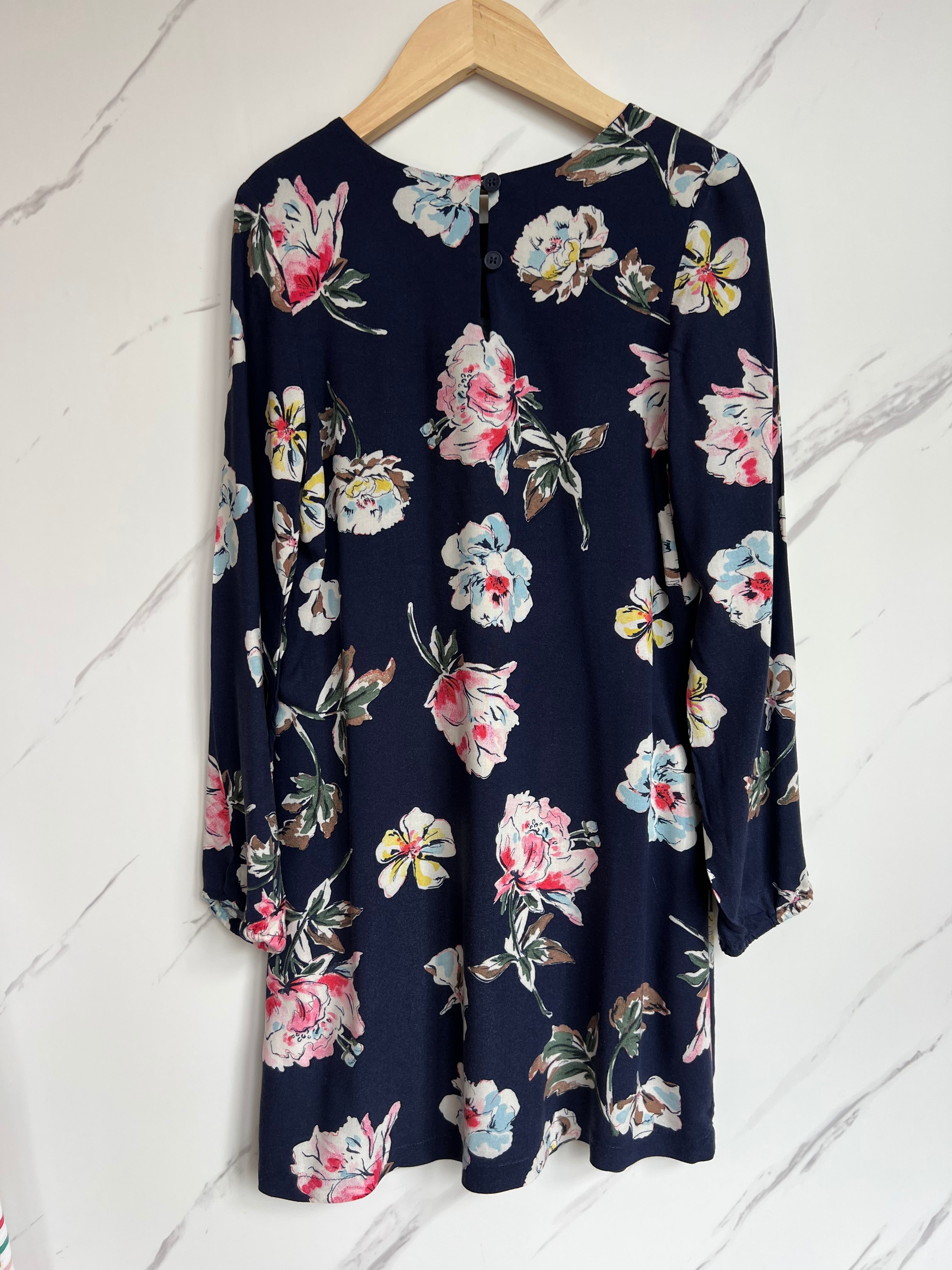 Joules Navy Roses Dress Age 7-8 Years