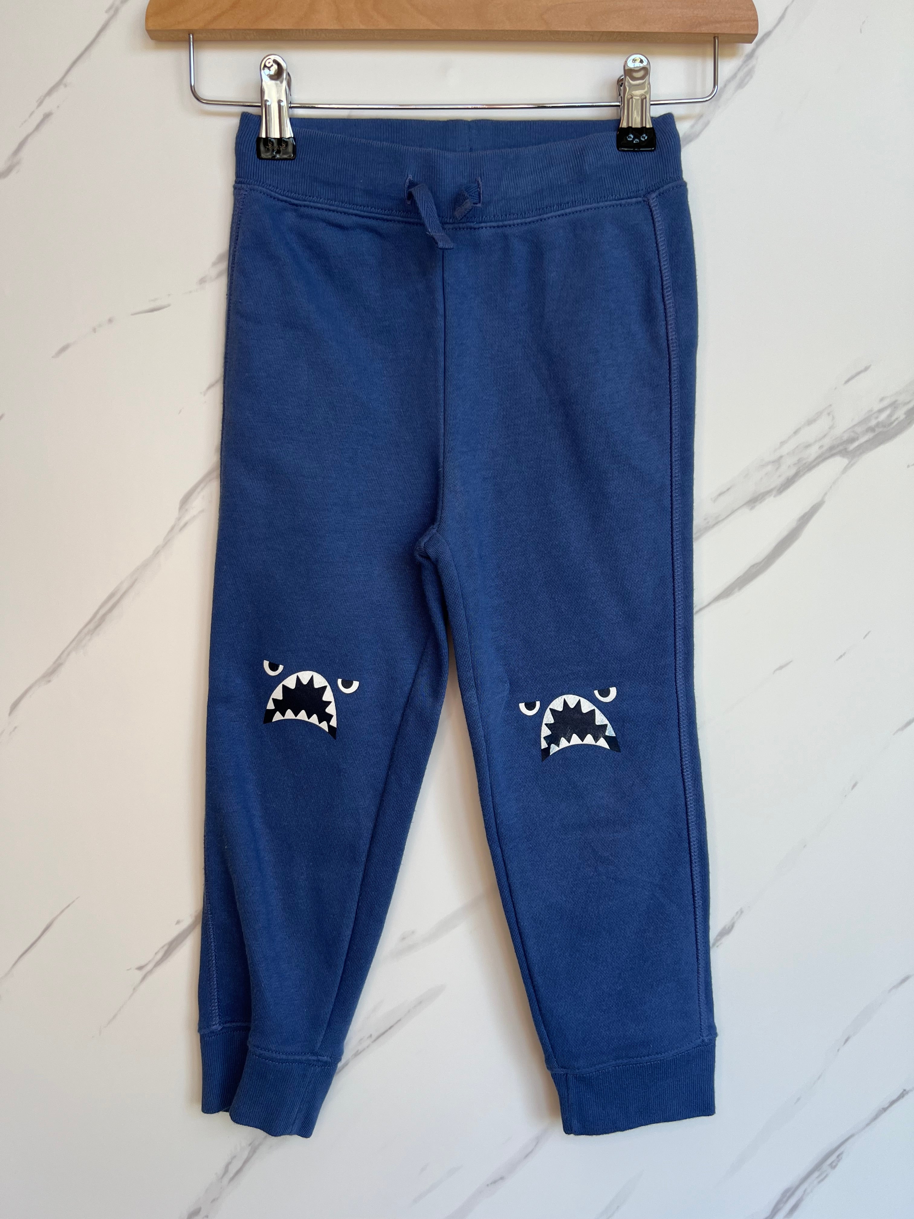 Gap Blue Shark Joggers Age 4-5 Years