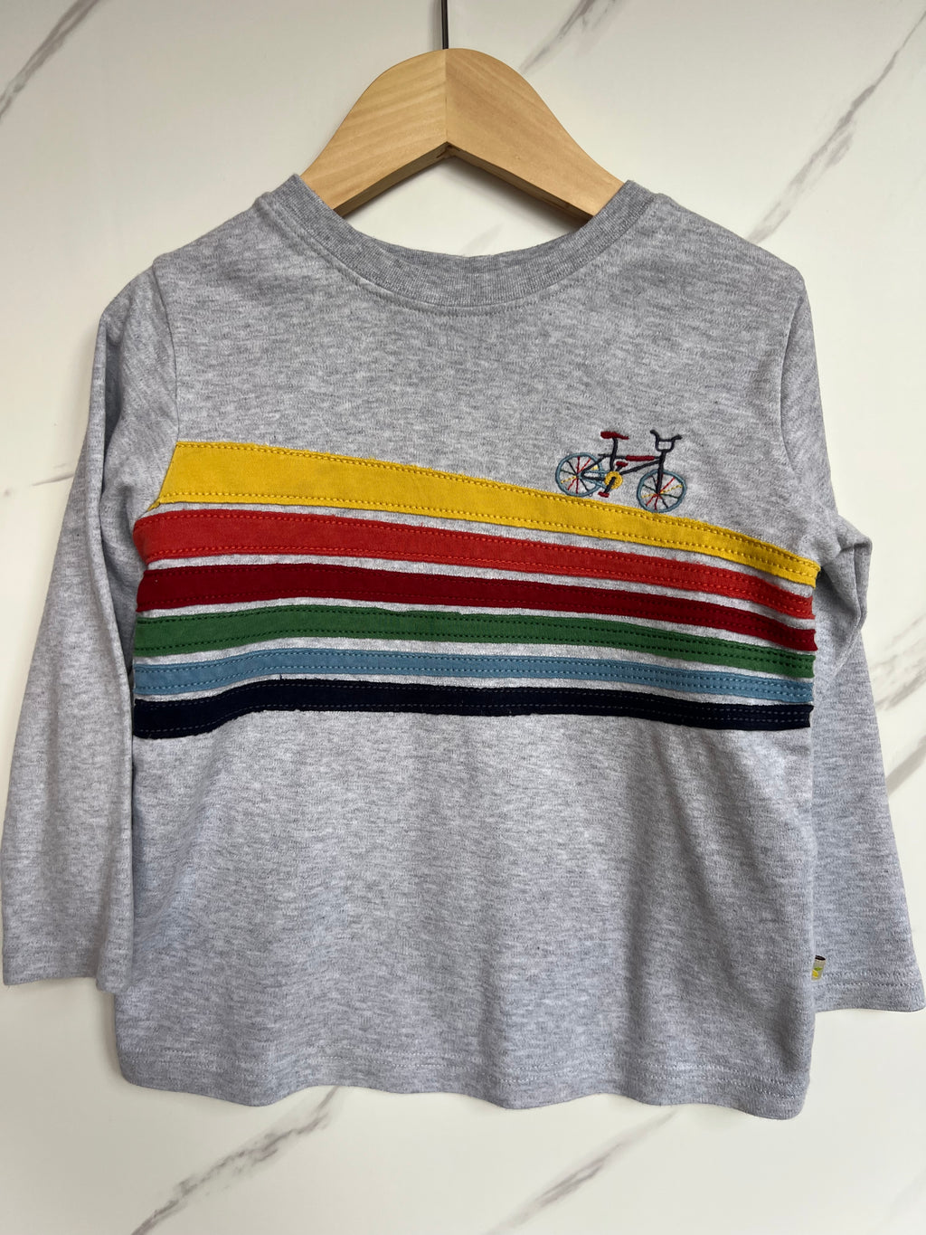 Frugi Rainbow Cycling Top Age 4-5 Years