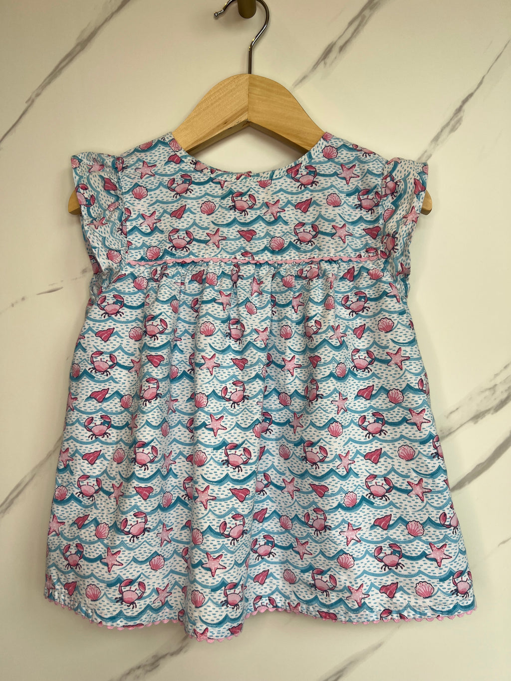 JoJo Maman Bebe Sea Creatures Floaty Top Age 3-4 Years