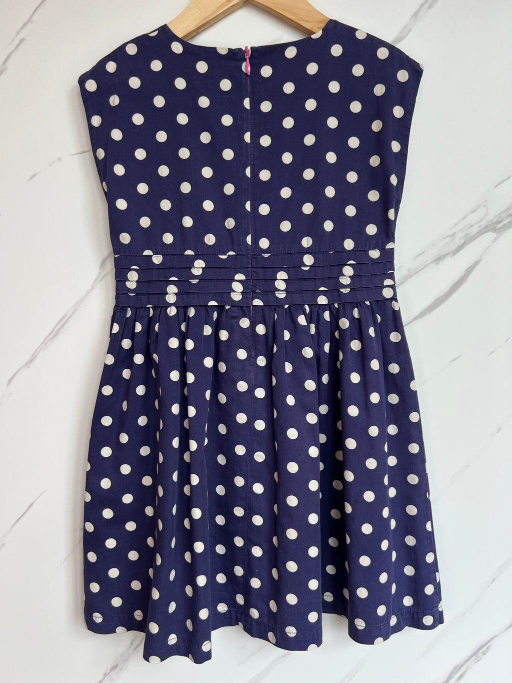 Boden Navy Polka Dot Dress Age 5-6 Years