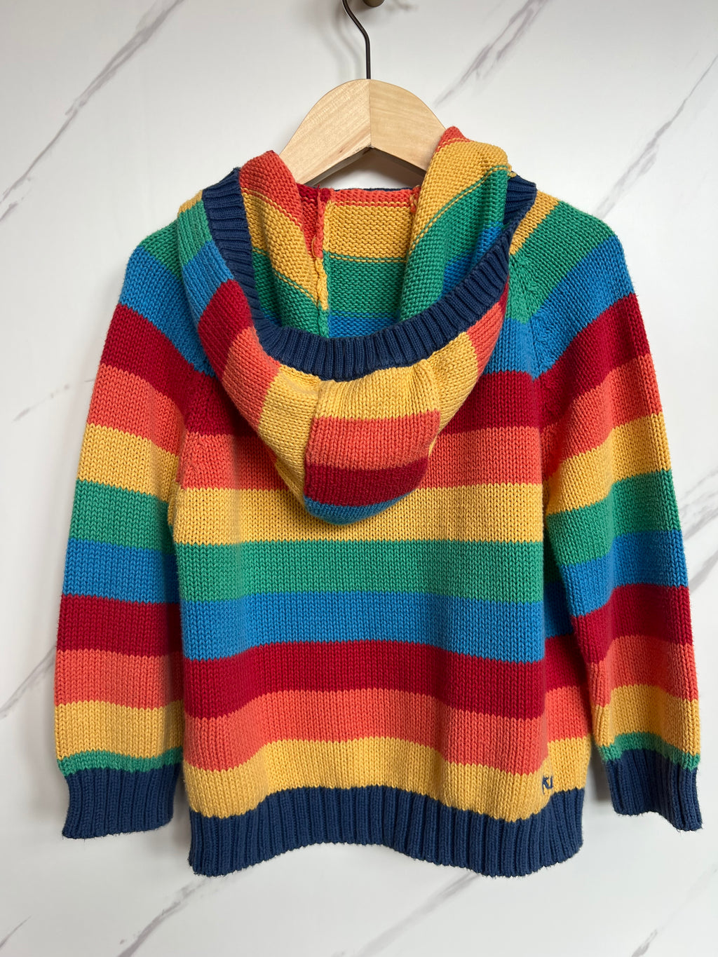 Kite Rainbow Striped Hoodie Cardigan Age 5 Years