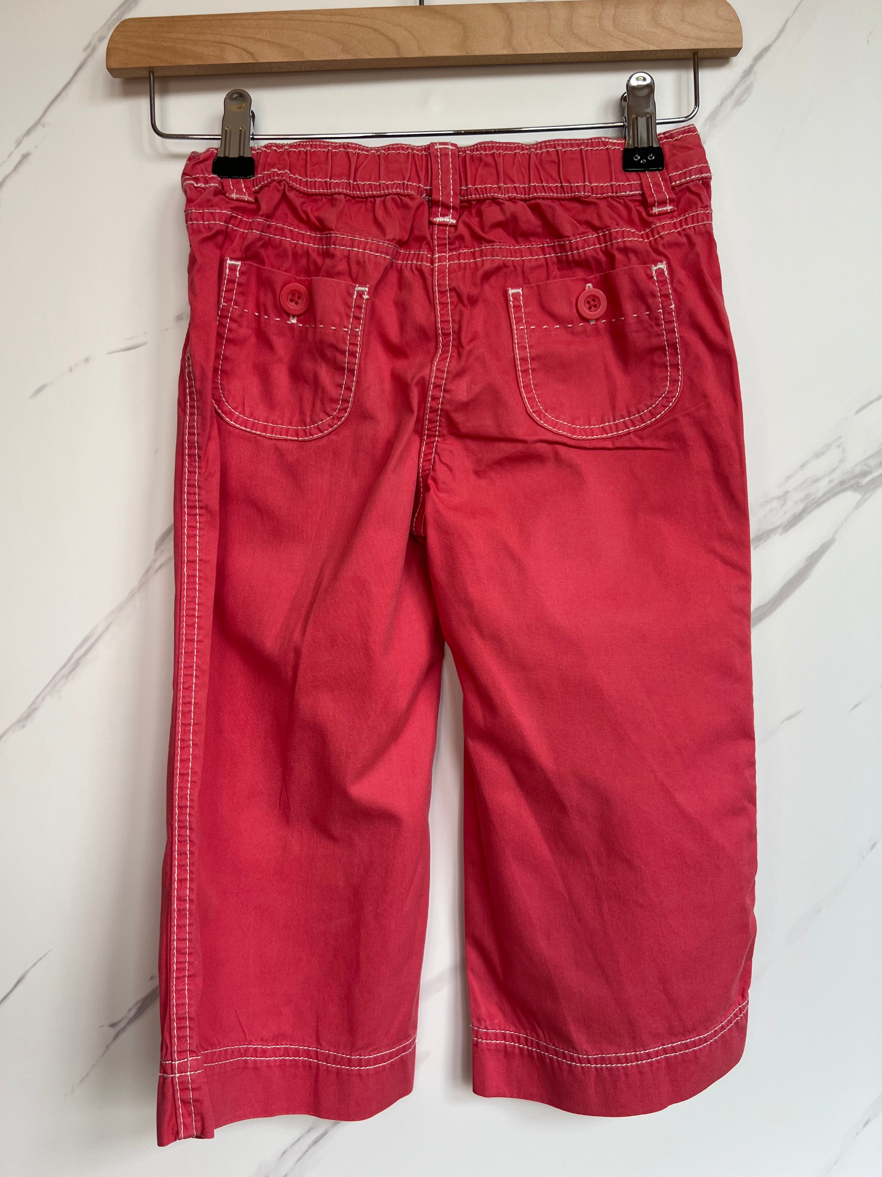 Boden Coral Cropped Trousers Age 8 Years