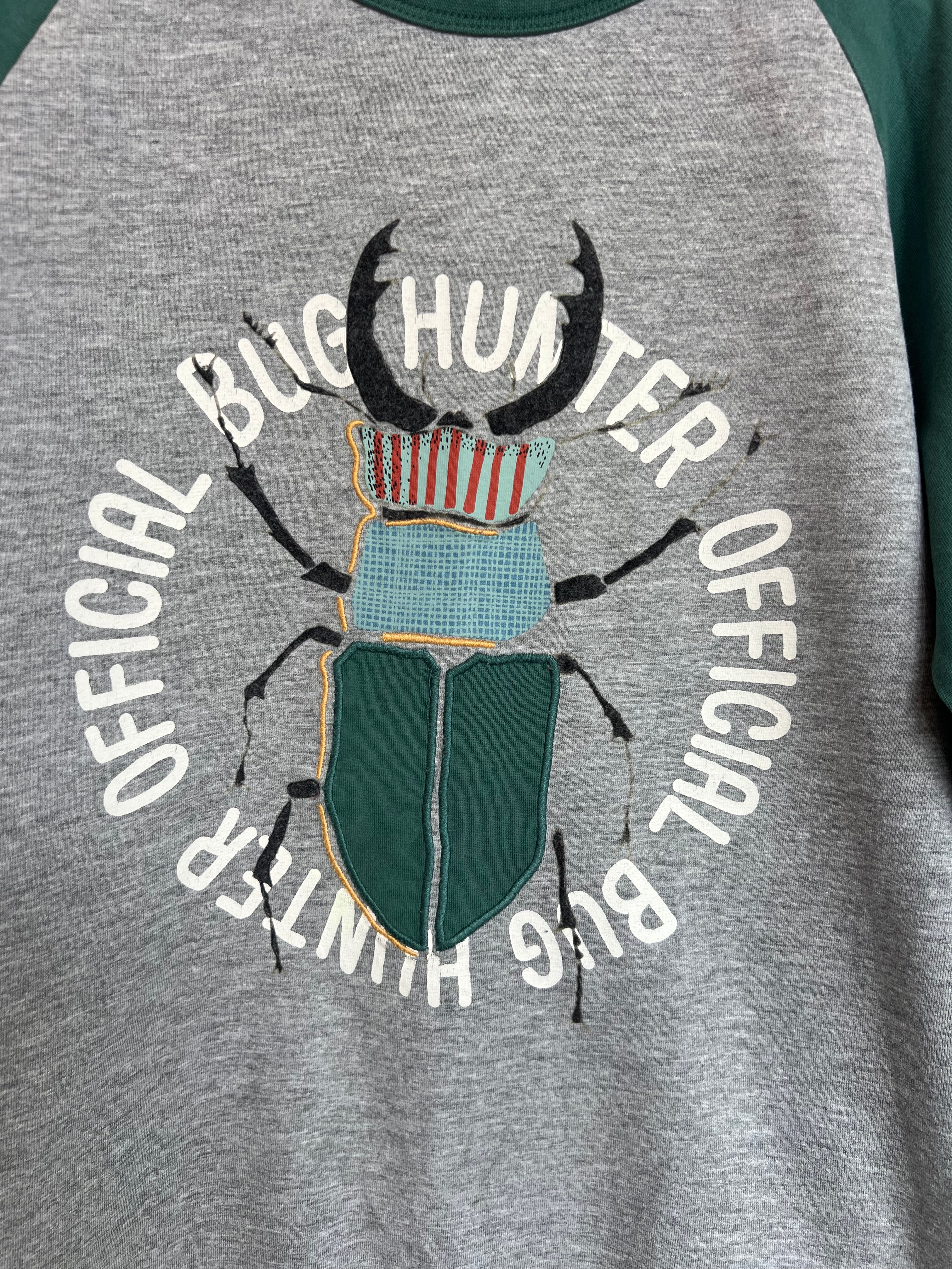 John Lewis Grey Bug Hunter Long Sleeved Top Age 11 Years