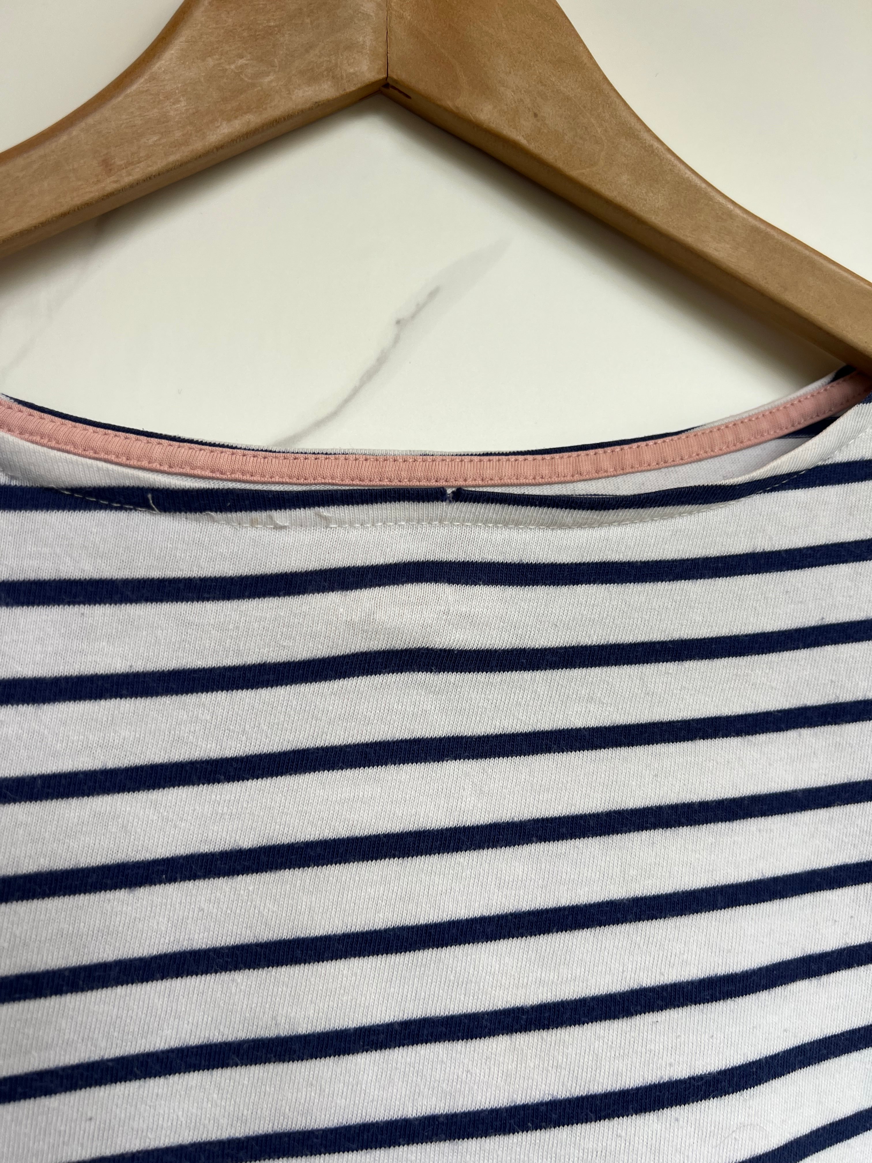 Boden Striped Long Sleeved Top Age 11-12 Years