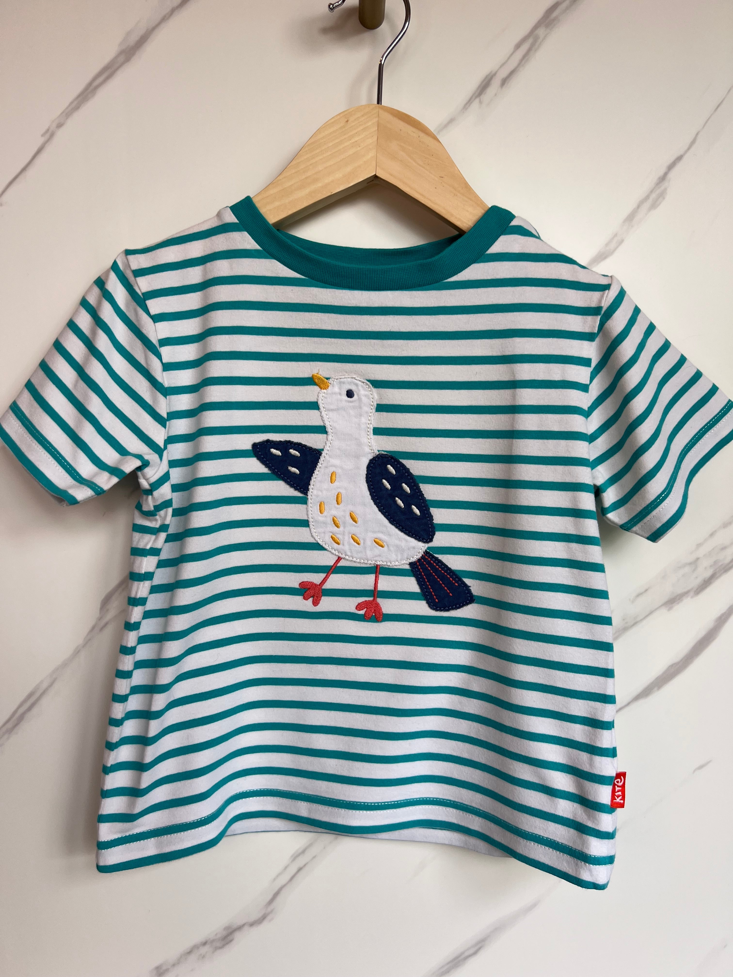 Kite Striped Seagull T-Shirt Age 4 Years