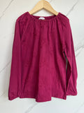 Fatface Pink Embroidered Lightweight Top Age 9-10 Years