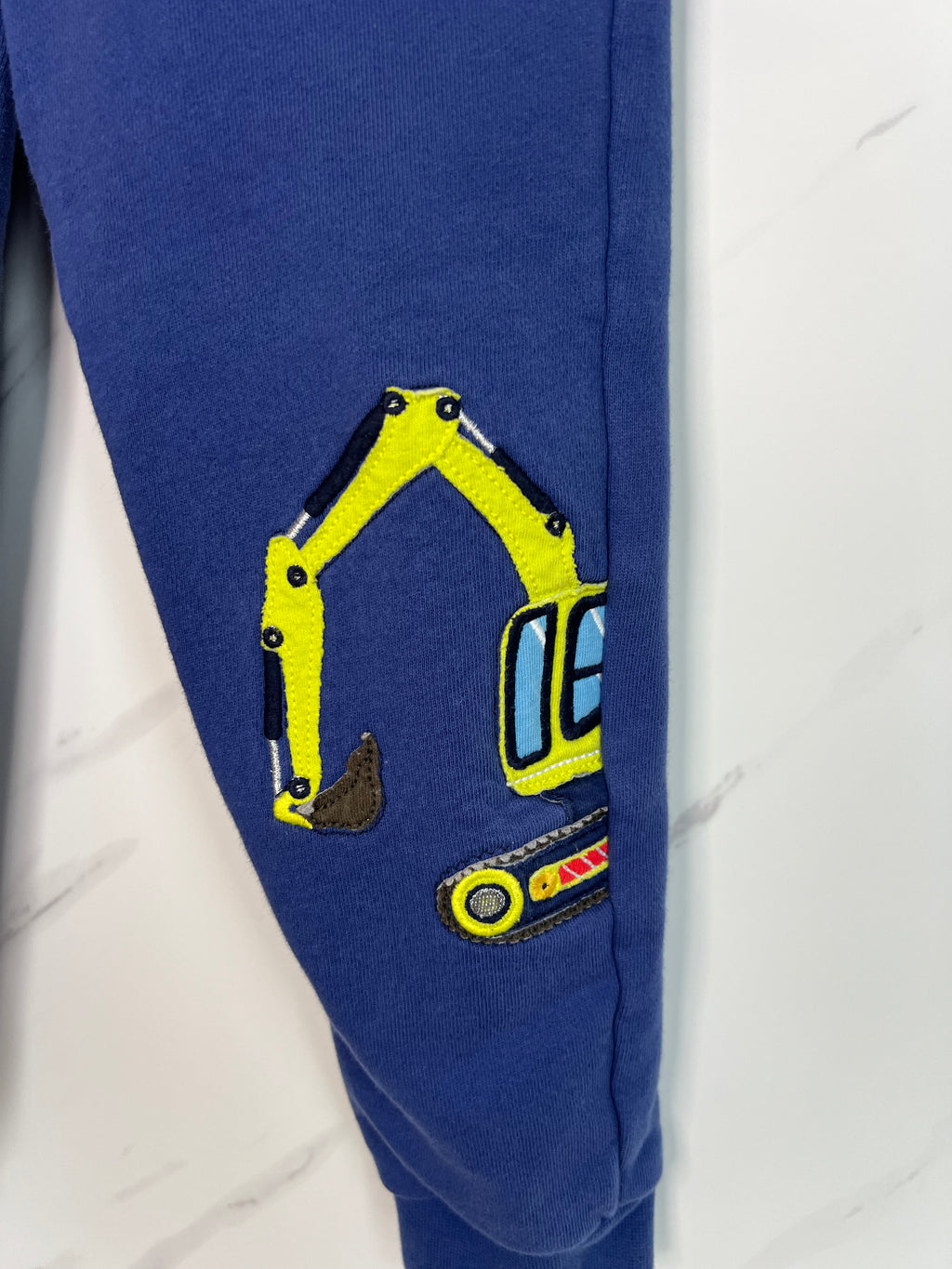 Boden Construction Vehicle Navy Joggers Age 5-6 Years