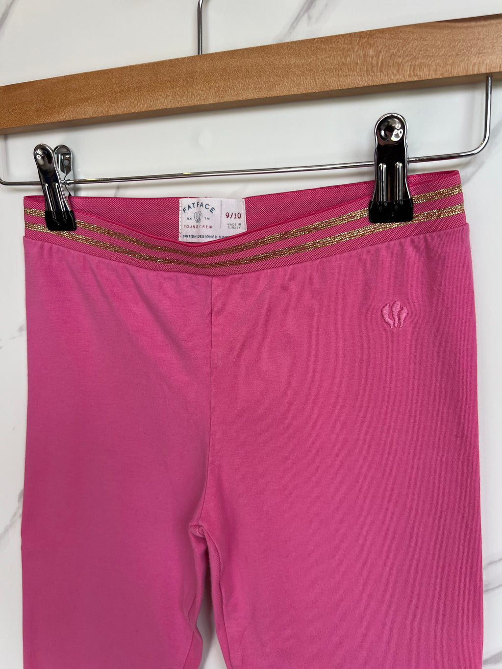Fatface Pink Leggings Age 9-10 Years