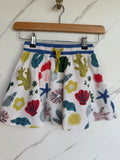 Boden Shells & Coral Skort Age 7-8 Years