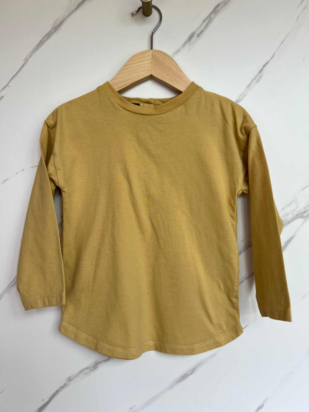 John Lewis Mustard Long-Sleeved Top Age 3-4 Years