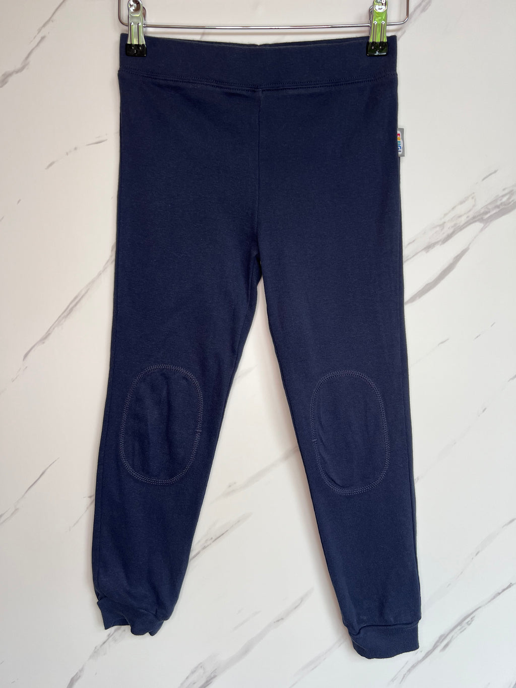 Frugi Navy Cuffed Leggings Age 6-7 Years