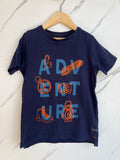 Joules Navy "ADVENTURE" T-Shirt Age 9 Years