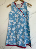 Joules Pale Blue & White Floral Dress Age 8-9 Years