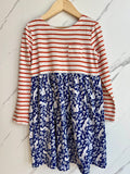 Boden Squirrel Pattern Jersey Dress Age 6-7 Years