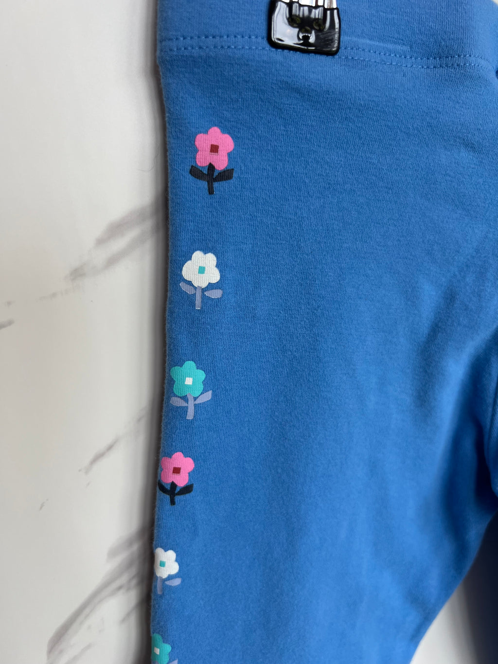 M&S Blue Leggings Age 6-7 Years