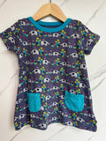 Frugi Grey Elephant Tunic Dress Age 2-3 Years